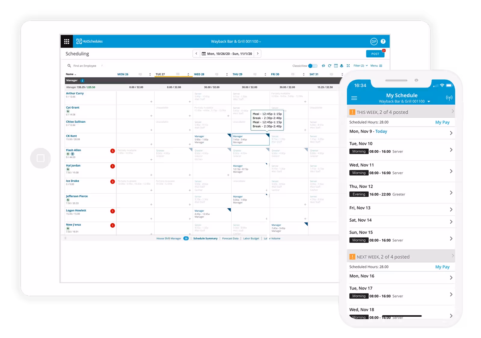 HotSchedules review